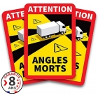 Autocollants officiels angles morts Poids lourds -  -